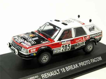 NOREV RENAULT - 18 BREAK N 205 RALLY PARIS-DAKAR 1985 C.MARREAU - B.MARREAU