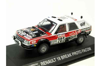 NOREV RENAULT - 18 BREAK N 205 RALLY PARIS-DAKAR 1985 C.MARREAU - B.MARREAU