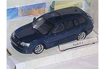 Saab 9-3 93 Kombi Blau Combi Aero 1/43 Cararama  143