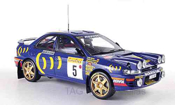 SunStar 1/18 SUBARU IMPREZA 555 - #5 C.Sainz/L.Moya Winner Rallye Monte-Carlo 1995