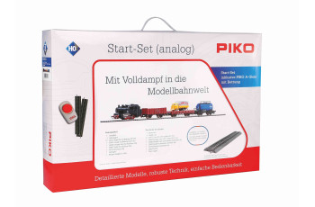 PIKO Starter Set Freight Train DB, PIKO A-track w. Railbed