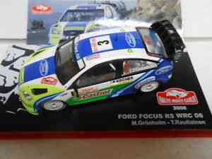 ALTAYA 1/43 IXO altaya Rallye Monte Carlo FORD Focus RS WRC 2006 Grönholm