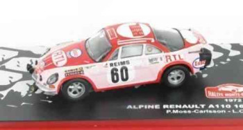 ALTAYA Rally Monte-Carlo 106: Alpine-Renault A110 1972 Moss-Carlsson