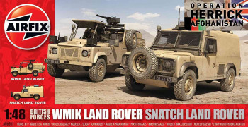 Airfix A06301 British Forces WMIK Land Rover