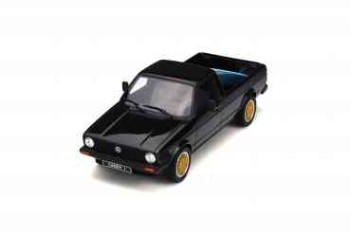 Otto Models 665B - VW Caddy Pickup 1980 black with blue surfbord 1:18 limited 1/1000
