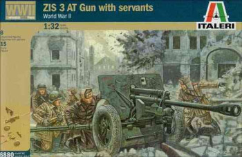 Italeri 6880 ZIS 3 AT Gun with servants