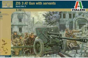 Italeri 6880 ZIS 3 AT Gun with servants