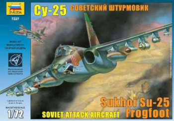 Zvezda 7227 1 72 Soviet Attack Aircraft Su-25 Frogfoot