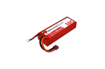 BRAINERGY LiPo Akku 2s1p 7,4V 5400mAh 50C Deans Hardcase