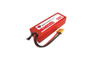 BRAINERGY LiPo Akku 3s1p 11,1V 5400mAh 50C XT90 Hardcase