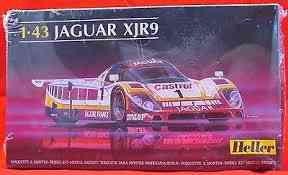 Heller Jaguar Xjr9 Plastic Model Kit 1/43 Scale 80108