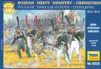  Zvezda 8020 Russian Heavy Infantry 1812-1815