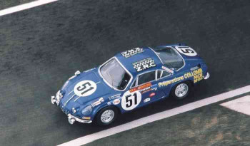 TROFEU ALPINE RENAULT A110  Le Mans 68 No.51Collomb / Lecarreau