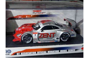 EBBRO SUPER GT 500 ZENT CERUMO SILVER/RED