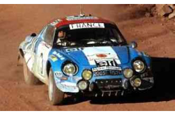 TROFEU ALPINE RENAULT A110  1st Rally Maroc 74 Nicolas / Delferrier