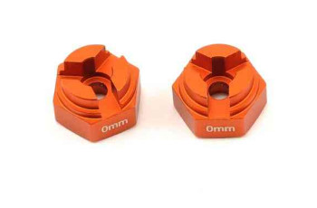 HPI Racing 0mm Offset Aluminum Hex Hub (Orange) (2)