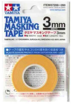 Tamiya Masking Tape 3mm Width and 18m Length