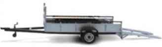 TOW CAR TRAILER TWO WHEELS   CARARAMA  92310