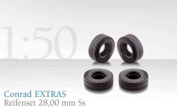 Conrad Tyre Set 28.0 mm Ss 16 pieces 99810/03