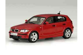 AUTOART 50553 Scale 1/43 BMW 1-SERIES 2005 RED 
