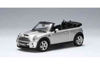 AUTOART 1:43 MINI COOPER S CABRIOLET SIVER-54848. 