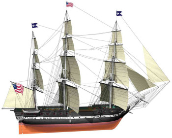 USS Constitution Baukasten