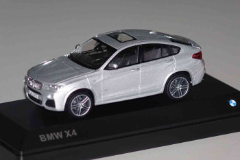 BMW X4 (F26) YEAR 2015 SILVER  minichamps  80422348787