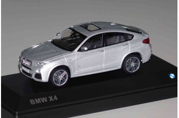 BMW X4 (F26) YEAR 2015 SILVER  minichamps  80422348787