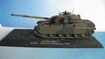 BRITISH ARMY Chieftain Mk V Tank Baor Brussels 1:72  BN80