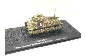 Somua s35 12 regiment Chasseurs d' Afrique tunisia 1943 1/72  BN86
