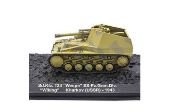 Sd.Kfz.124 Wespe SS-Pz.Gren.Div. Wiking Kharkov (USSR) 1943, 1:72,  BN90