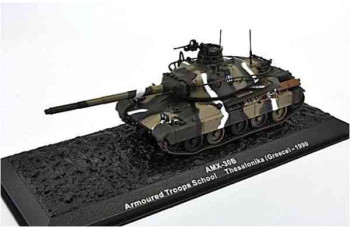 1:72 AMX-30B Tank Armoured Troops School Thessaloniki Greece 1990  BN96