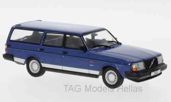 Volvo 240 Polar, metallic-blue, 1988  IXO  CLC324N