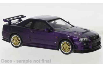 Nissan Skyline GT-R (R34) customs metallic-purple RHD 2002  IXO  CLC526N