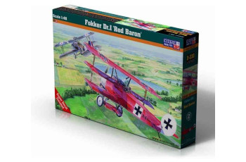 Fokker Dr.I Red Baron, 1/48  Mistercraft D-230