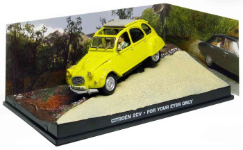 Citroen 2CV "For Your Eyes Only" James Bond 1:43 ATLAS DY04