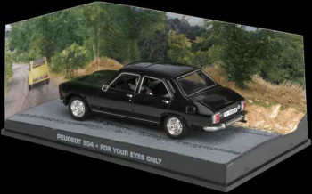 PEUGEOT 504 For Your Eyes Only 1981 Black ATLAS DY083