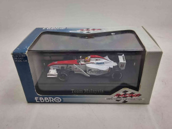 Ebbro Car Model Formula Nippon Team Malaysia White / Red 166