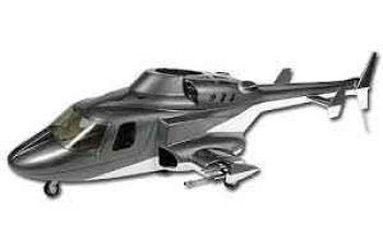FUSELAGE PAINTED DARK GRAY T-REX 500 ALIGN