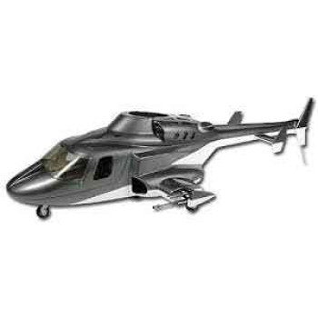 FUSELAGE PAINTED DARK GRAY T-REX 500 ALIGN