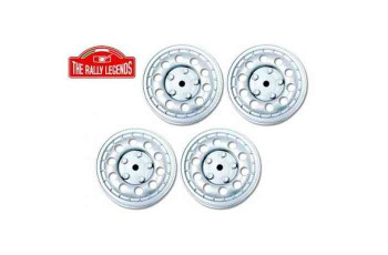 Lancia 037 type magnesium silver rim set (4)