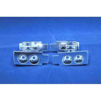 Chrome cups light set Fiat 131