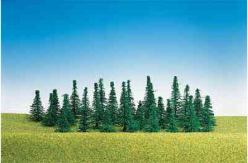 Faller 30 Fir trees HO