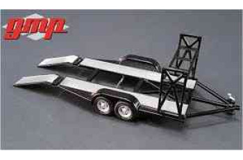 GMP 1:43 TANDEM CAR TRAILER WITH TIRE RACK GMP14302 