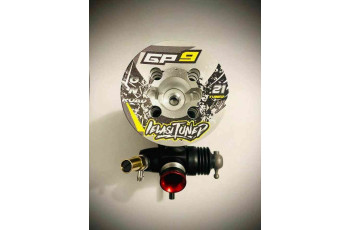 IELASITUNED  GP9 .21 ONROAD 3,5cc STEEL REAR BEARING, SHAFT WITH DLC COATED, HAND TUNED