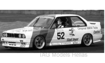 BMW M3 (E30), No.52, WTCC, J.Laffite/W.Vogt, 1988  IXO  GTM131
