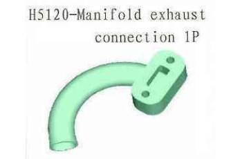 HOBYYPRO H5120 Manifold Exhaust Connection