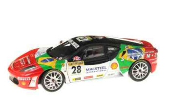  HOT WHEELS - FERRARI - F430 COUPE N 28 FERRARI CHALLENGE B.SENNA 2005