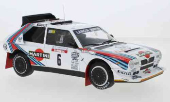 Lancia Delta S4 No6 Lancia Martini racing Martini Rallye WM tour de Corse Biasion/Siviero 1986