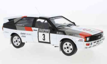 Audi quattro No3 Rallye WM 1000 Lakes Rally Mikkola/Hertz 1982  IXO  18RMC094A